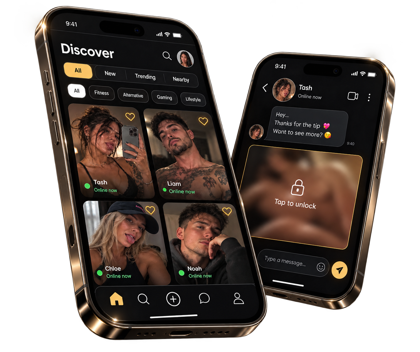 Original Givrr app phone artwork